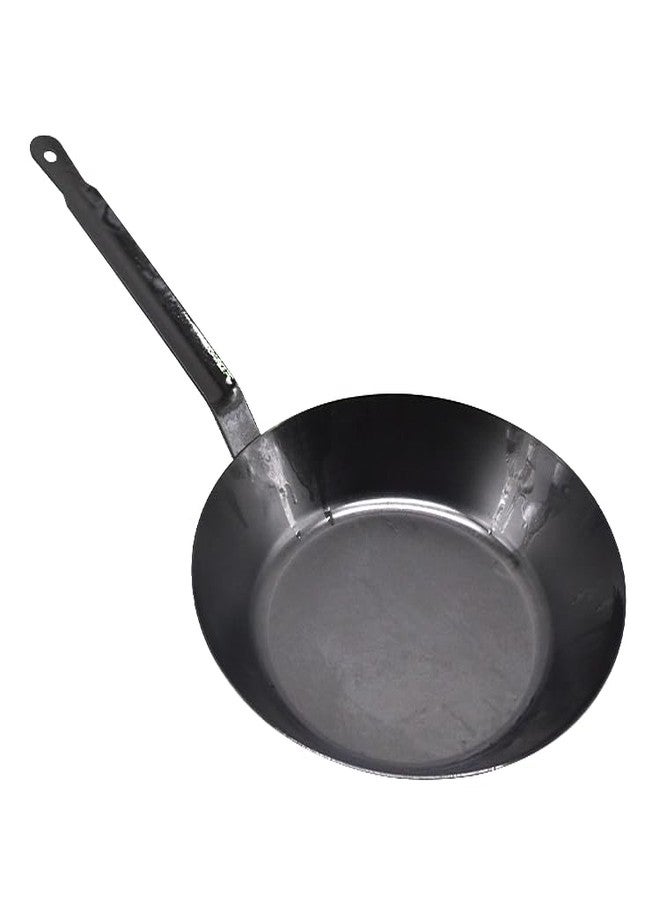 FUJIDENSO 1 Pack Black Carbon Steel Frying Pan, 9 Inch, Heavy Gauge, Non-Stick Chemical-Free Coating, No Rivet Welded Handle - Image 2